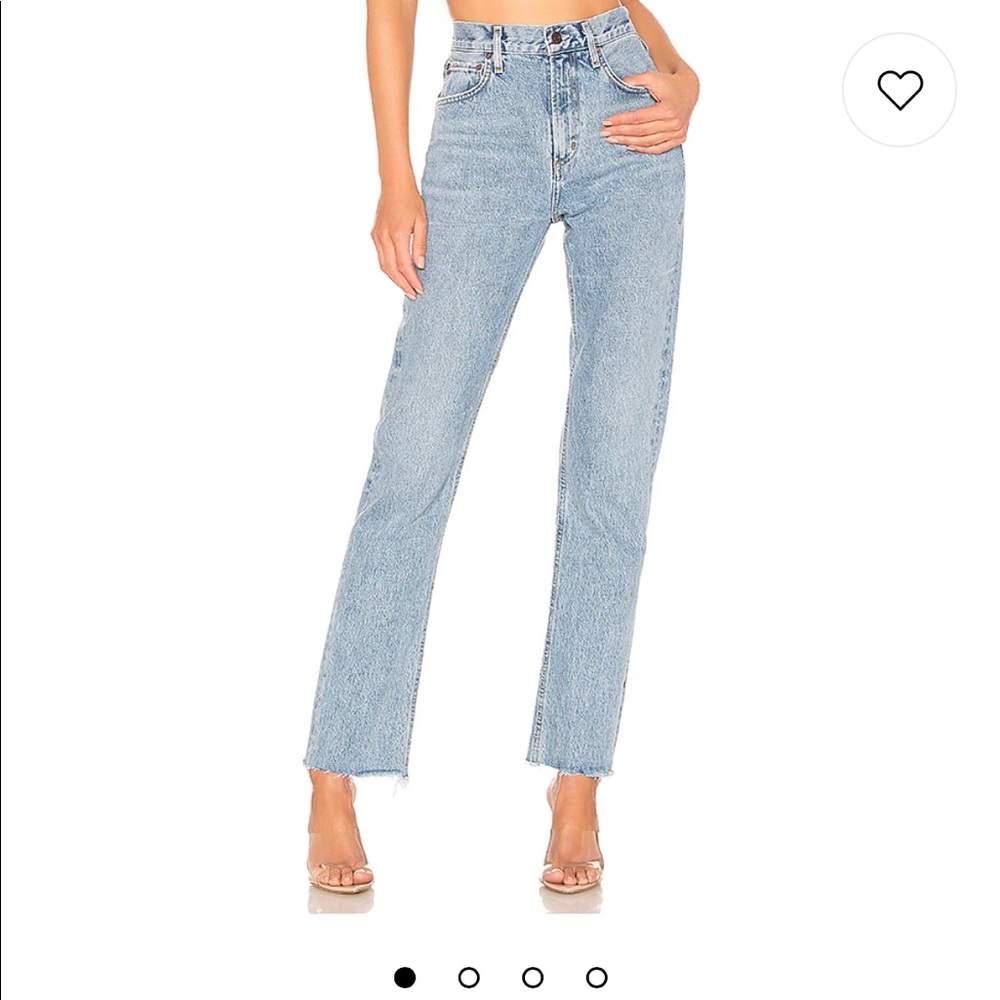 New $187 AGOLDE Cherie High Rise Jeans 29